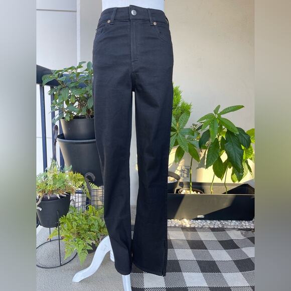 ☘️ H&M Jeggings/ Slim Fit High Rise Jeans with Slits at Hem, Size US 8 - Picture 1 of 15